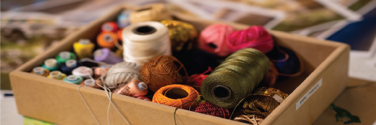 Stitch Stories on a Banner