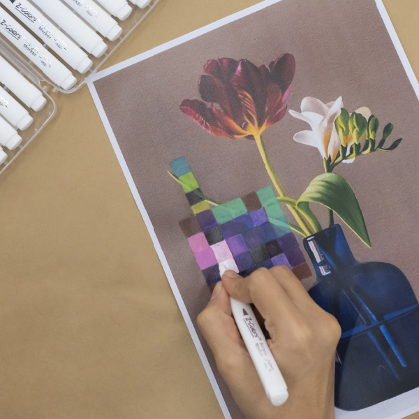 Transform Still Life into Pixilated Art 