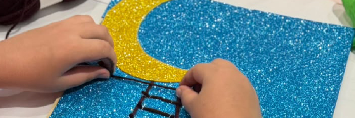 Magic with Sand and Glitter 