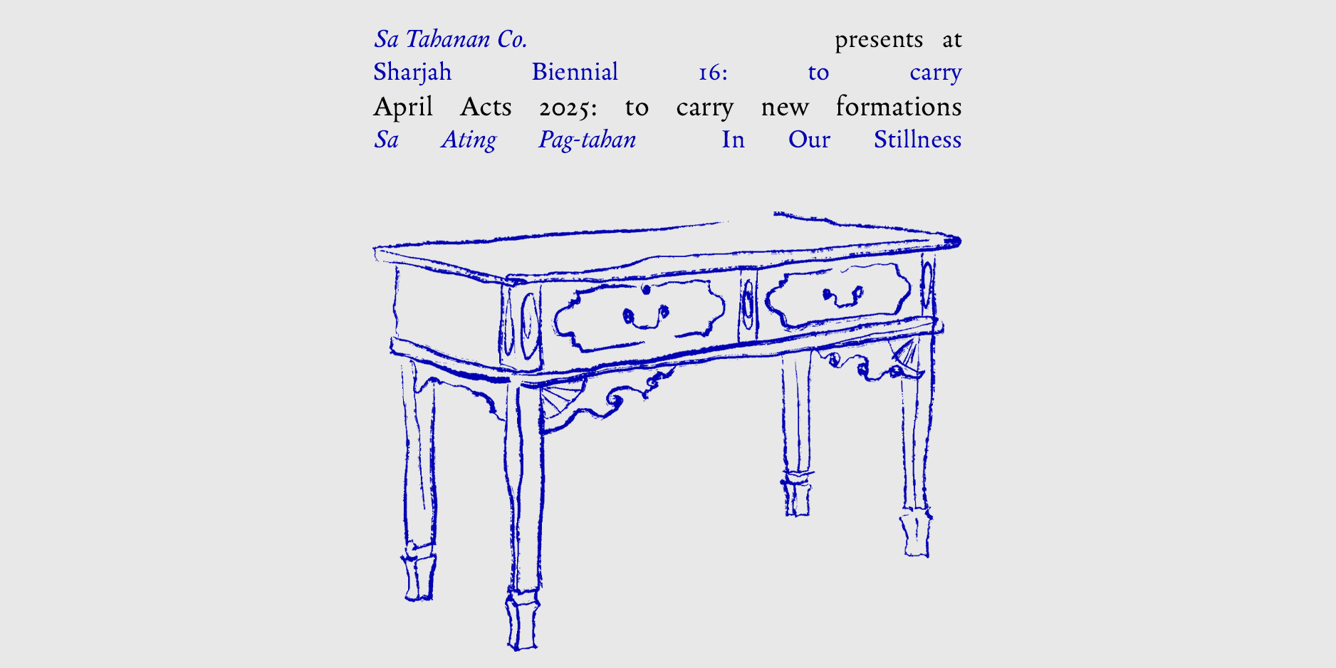 سا أتينغ باغ-تاهان / في سكوننا