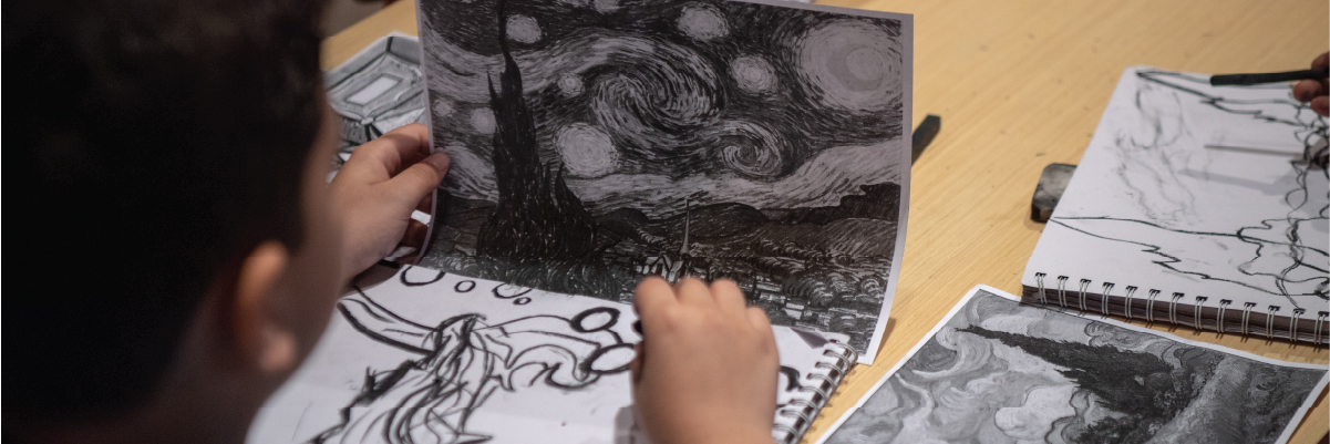 ارسموا من الملاحظة المباشرة