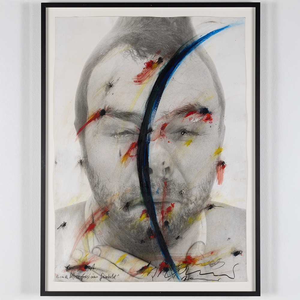 Moon in The Face; from ‘Face Farce Series’