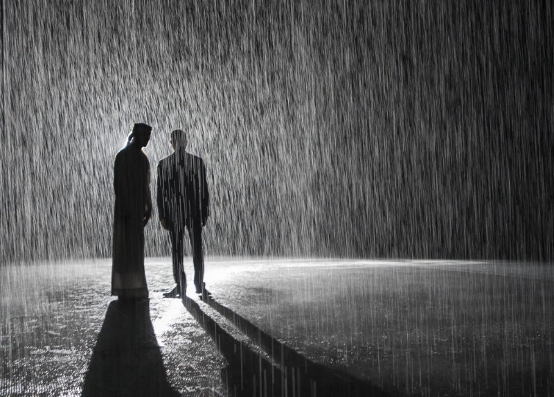 HH Sheikh Dr Sultan bin Muhammad Al Qasimi, member of the Federal Supreme Council, Ruler of Sharjah, opens Rain Room in Sharjah