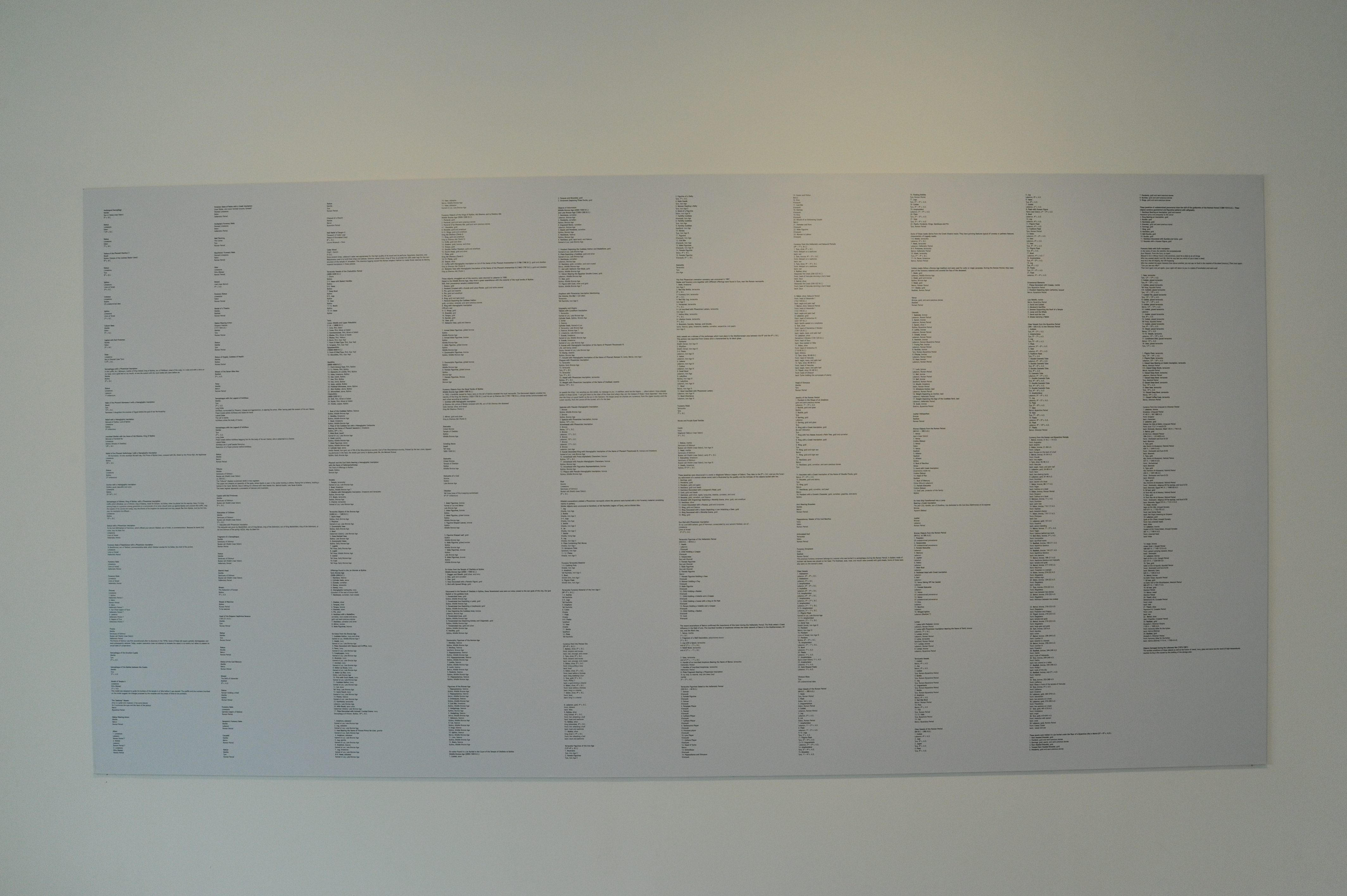 All the Objects from the National Museum of Beirut