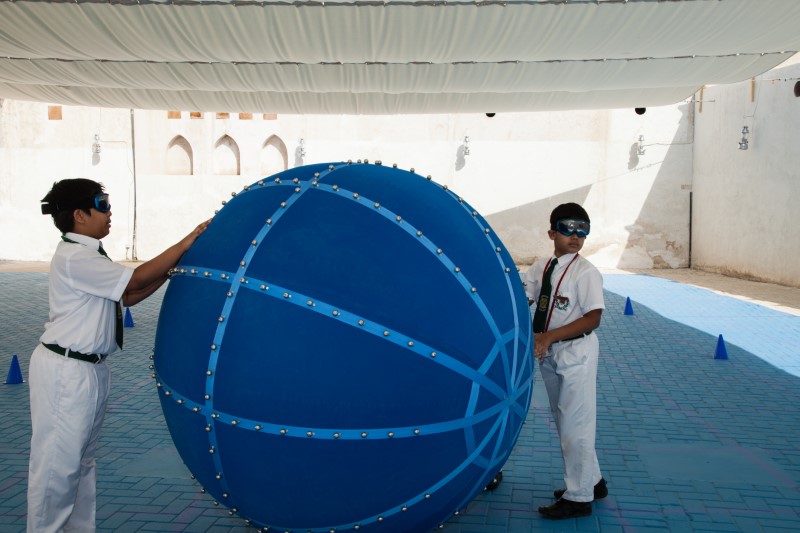 XYZ, a creative children’s activity at Sharjah Biennial 12