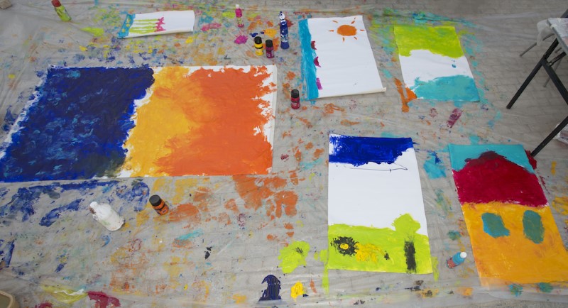 Disabilities Education Programme Offers ‘Paint with Your Feet’ Workshop
