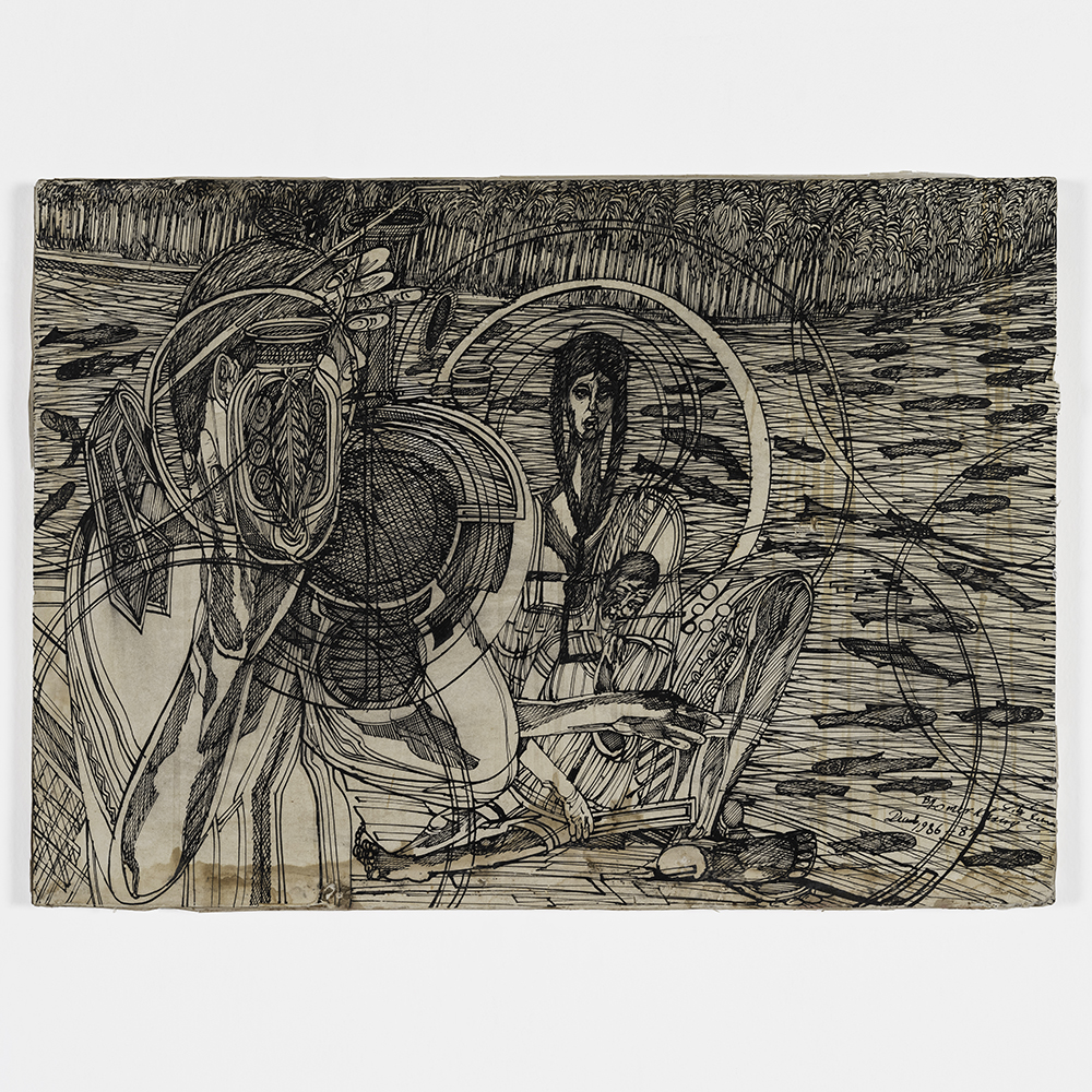 Untitled (from Omer Khairy/G.E. personal archive Ink on paper)