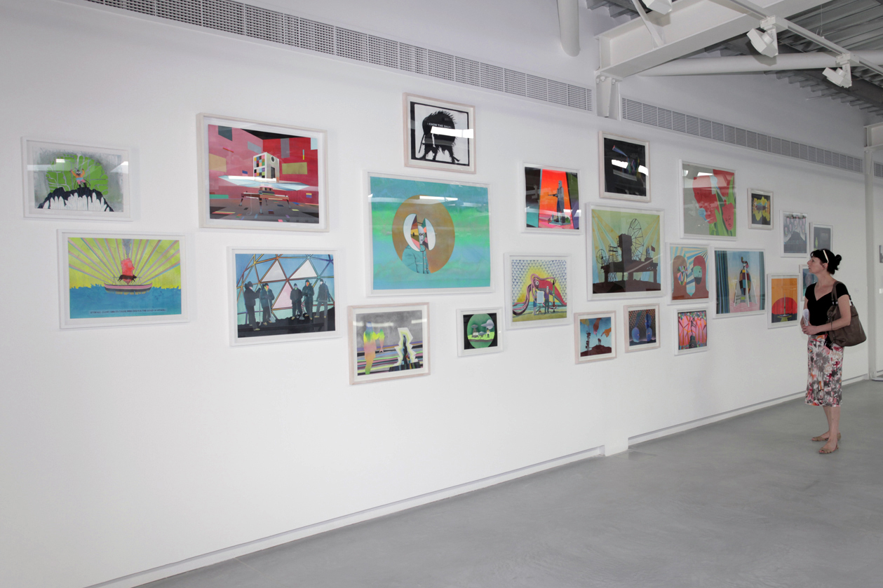 Twenty-three works on paper