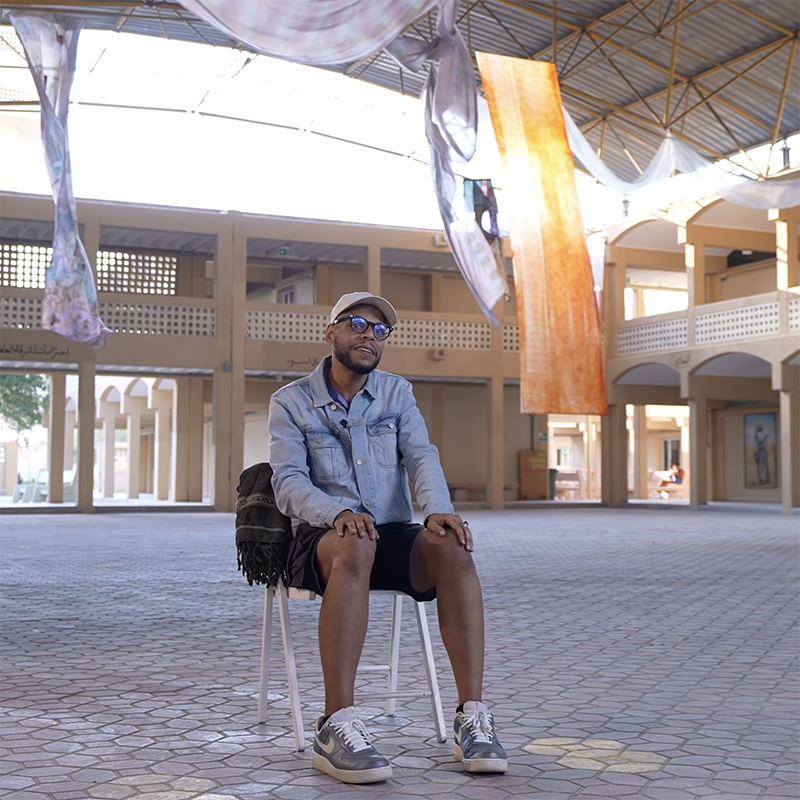 Hashel Al Lamki at Sharjah Biennial 16