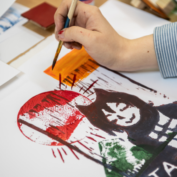 رسم قصة مصورة