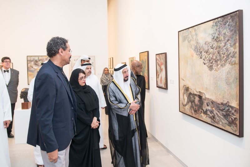 Ruler of Sharjah opens three major exhibitions of Sudanese art at the Sharjah Art Foundation